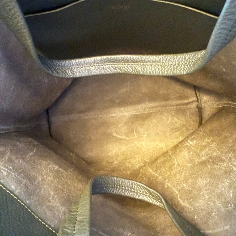 NWOT Cuyana Tall Easy Tote Dark Olive - Picture 13 of 13